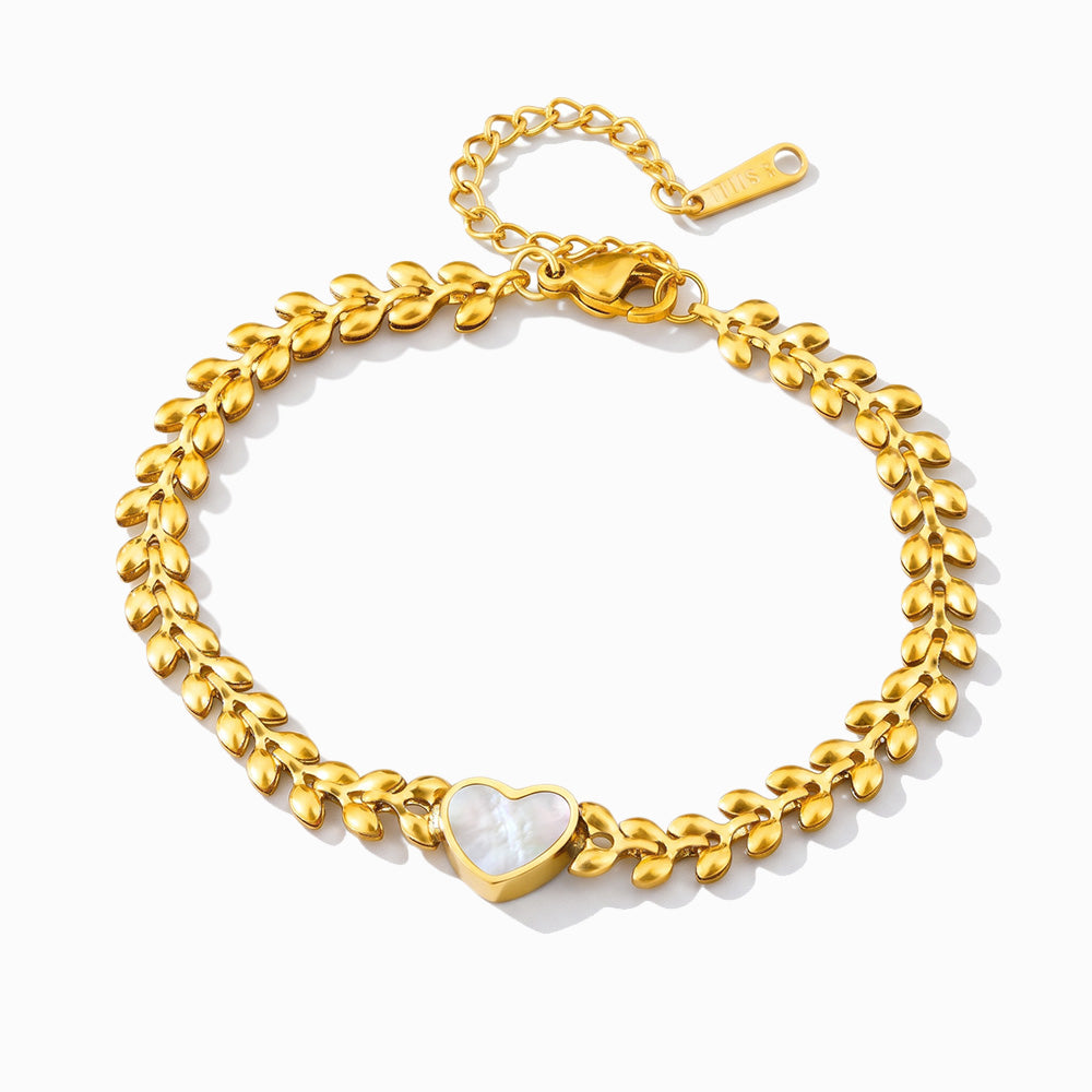 Pulsera Corazón SL1067 - Acero Inoxidable