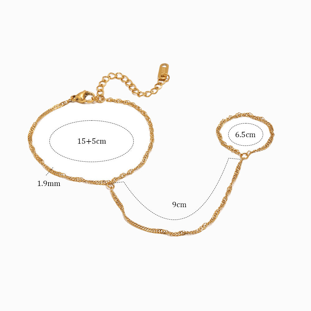 Pulseira Elegante SL2415 - Aço Inox