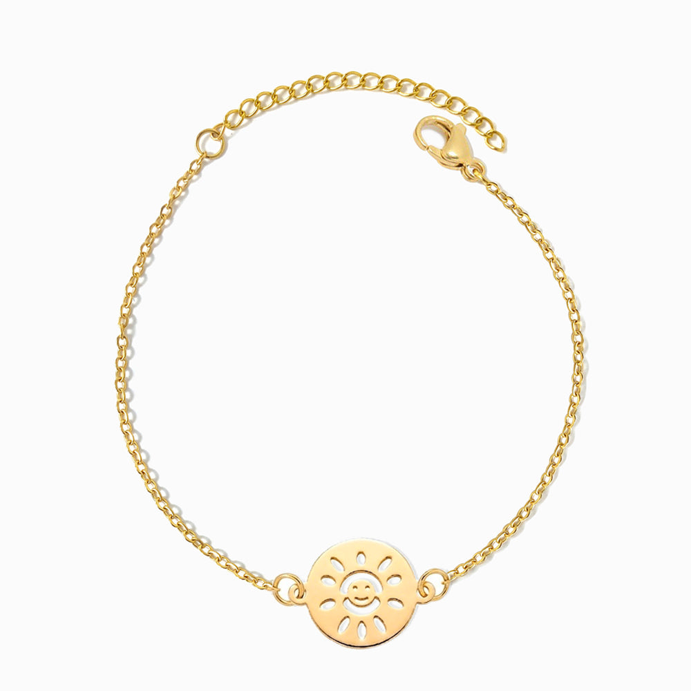 Pulseira Girassol com Smile SL2398D - Aço Inox