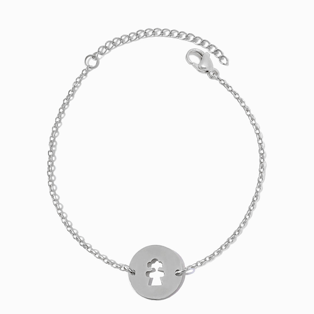 Pulseira Menina SL2049 - Aço Inox Prateado
