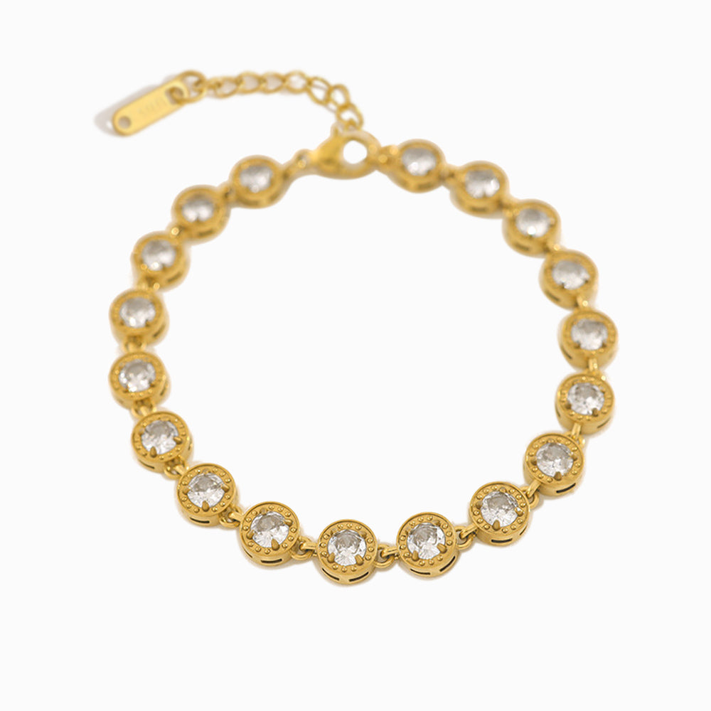 Pulseira com Zircónia SL2308 - Aço Inox