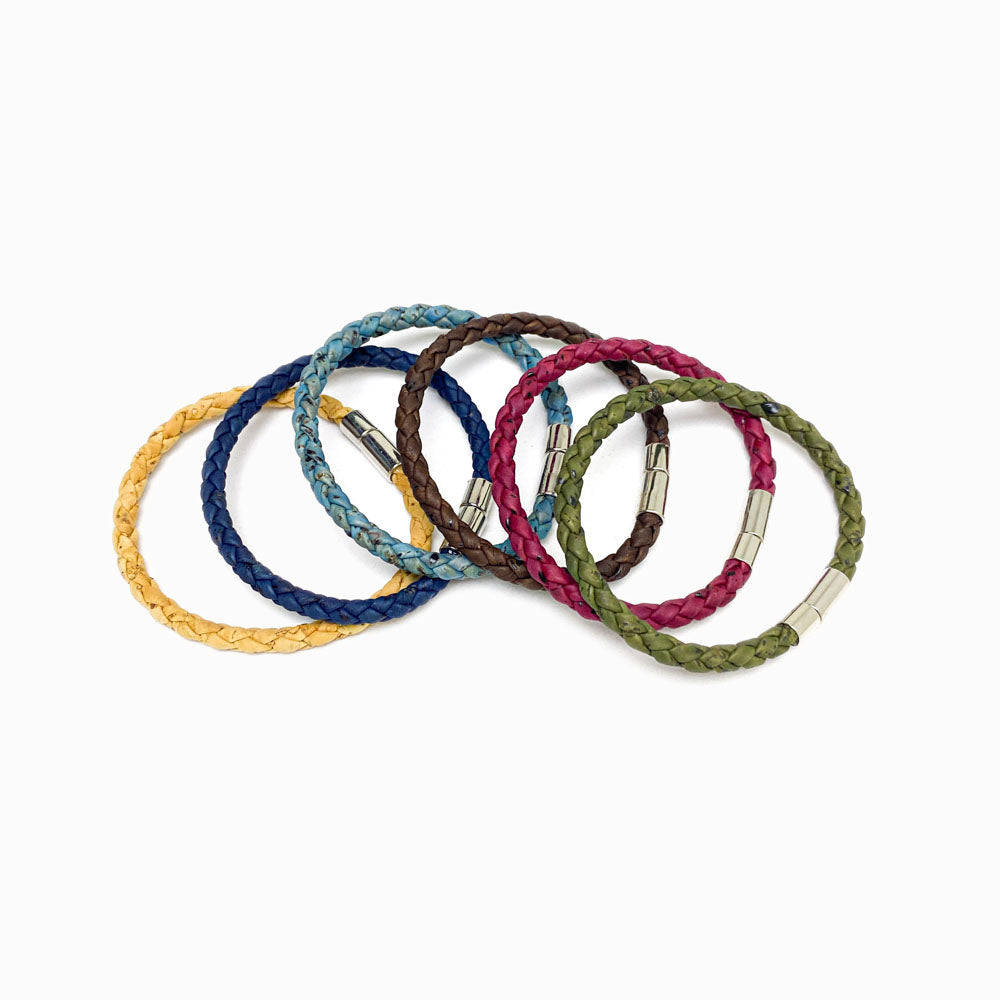 Conjunto 6un Mix Pulseira de Cortiça PT4003