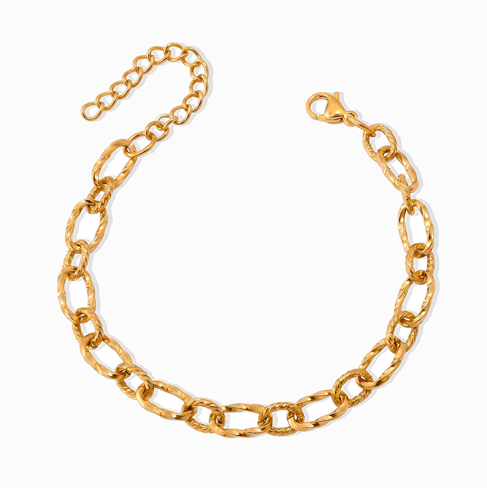 Pulseira de Corrente SL8024 - Aço Inox