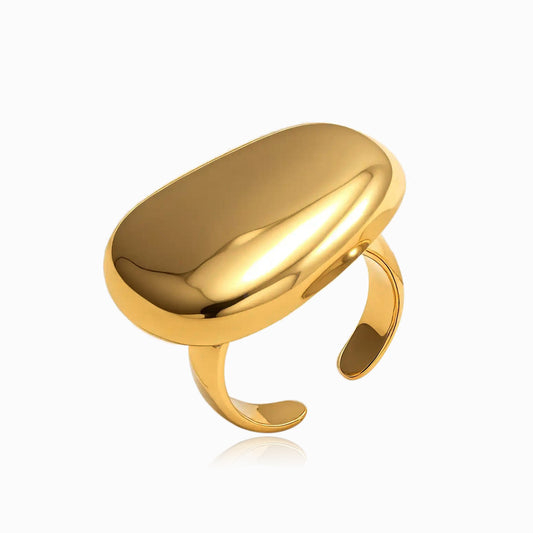 Anel Extravagante 17.2mm JZ1490 - Aço Inox