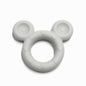 ANEL DE SILICONE EM FORMA DE MICKEY CINZA