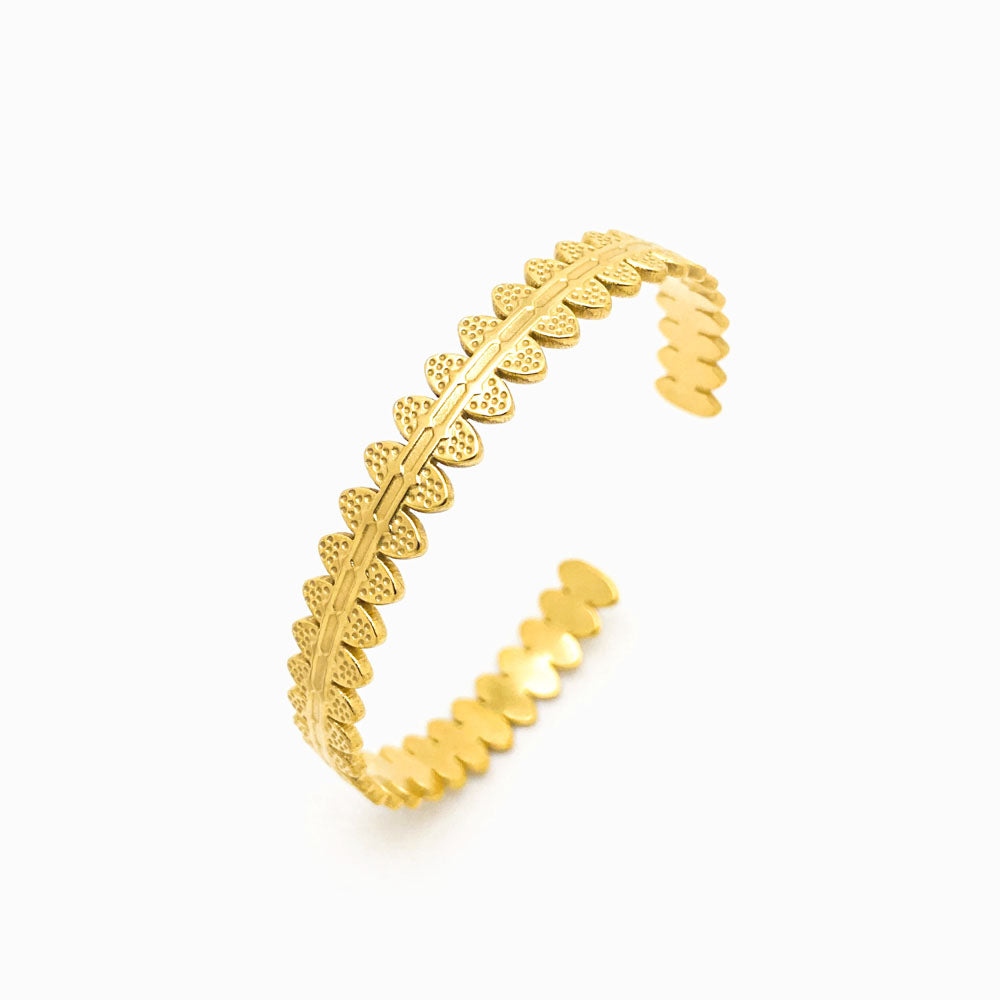 Bracelete Masculina Aço Inox Dourado SZ1010