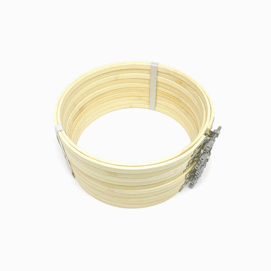 conjunto 10 peças bastidor para bordar 20cm