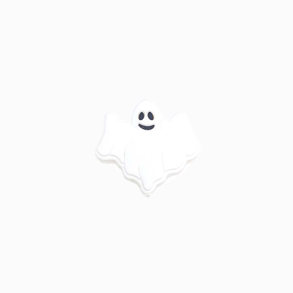 Contas de Silicone para Prendedor de Chucha Fantasma 32x30mm BRANCO