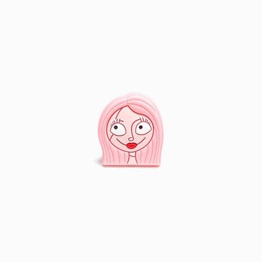 Contas de Silicone para Prendedor de Chucha Menina 30x27mm ROSA