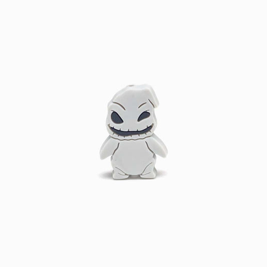 Contas de Silicone para Prendedor de Chucha Oogie Boogie CINZA