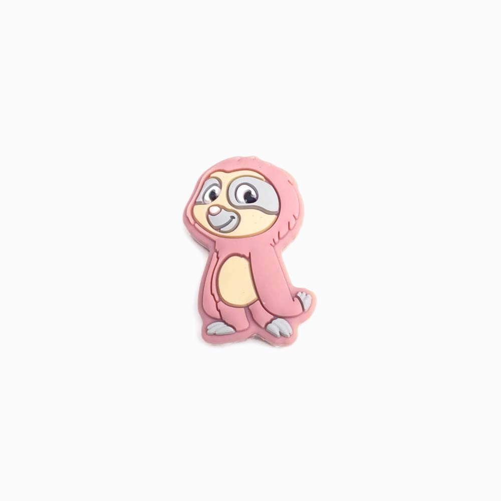 Contas de Silicone para Prendedor de Chucha Sloth 30x18mm ROSA VELHO