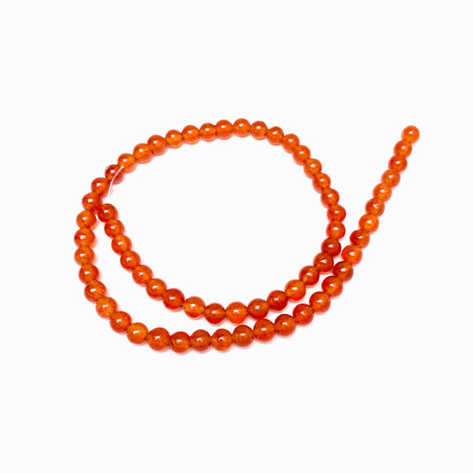 Fiada Contas Quartzo Vermelho 6mm