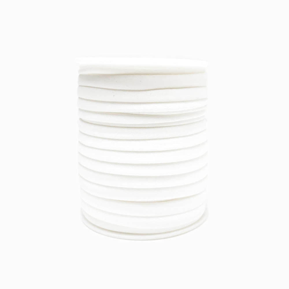 Rolo 20m Fio de Lycra Branco 5mm
