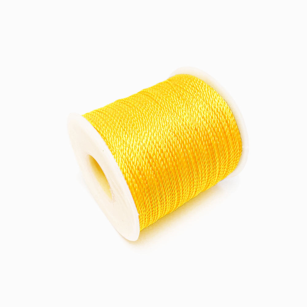 Fio Torcido para Pulseira Amarelo Torrado