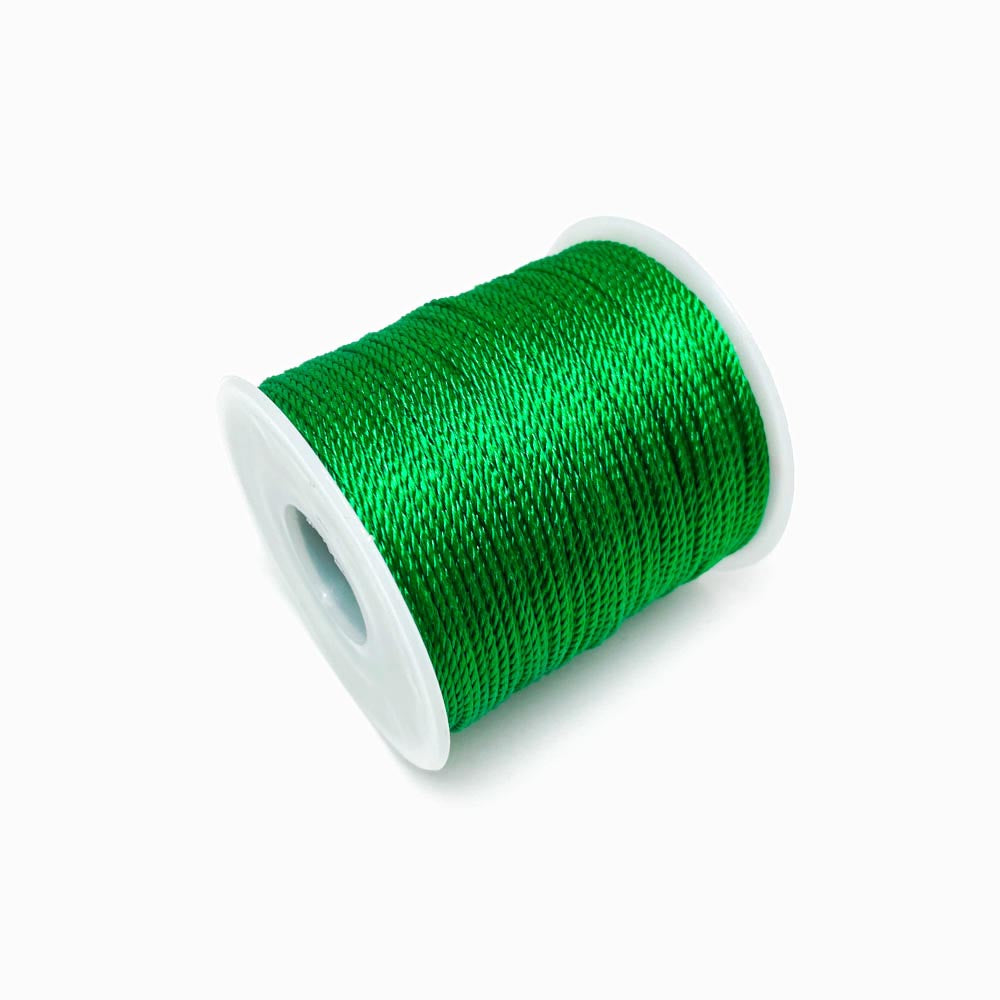 Fio Torcido para Pulseira Verde Bandeira