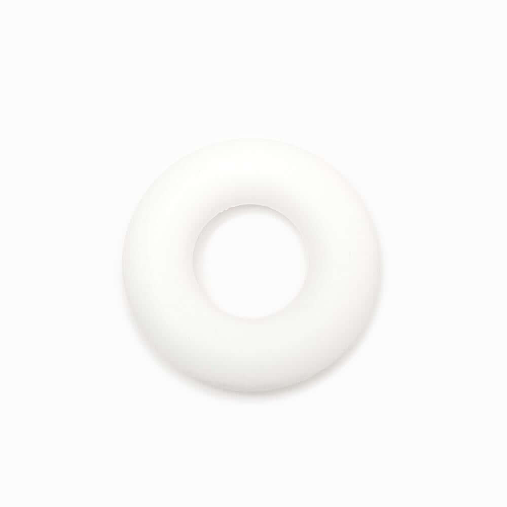 ANEL DE SILICONE DONUT BRANCO