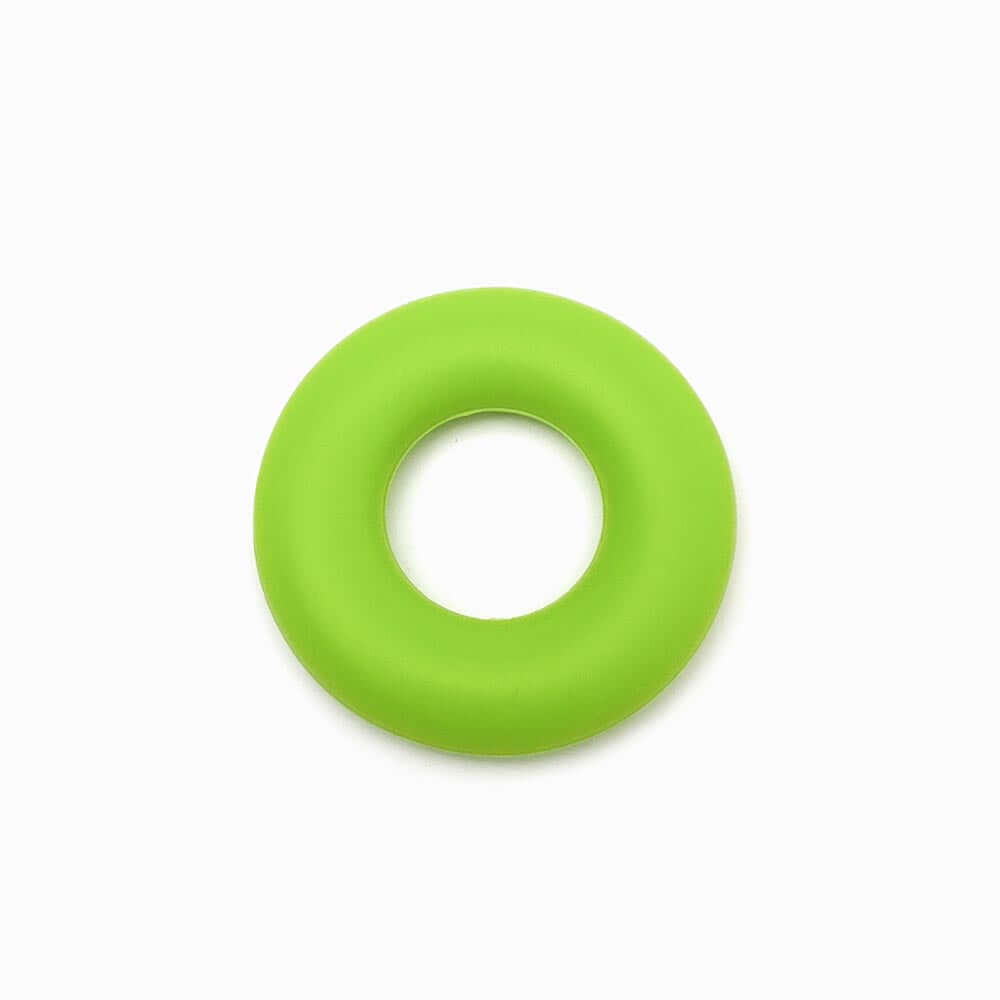 ANEL DE SILICONE DONUT VERDE CLARO