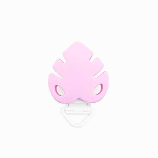 Mola para Chupeta de Silicone Folha ROSA BEBÉ