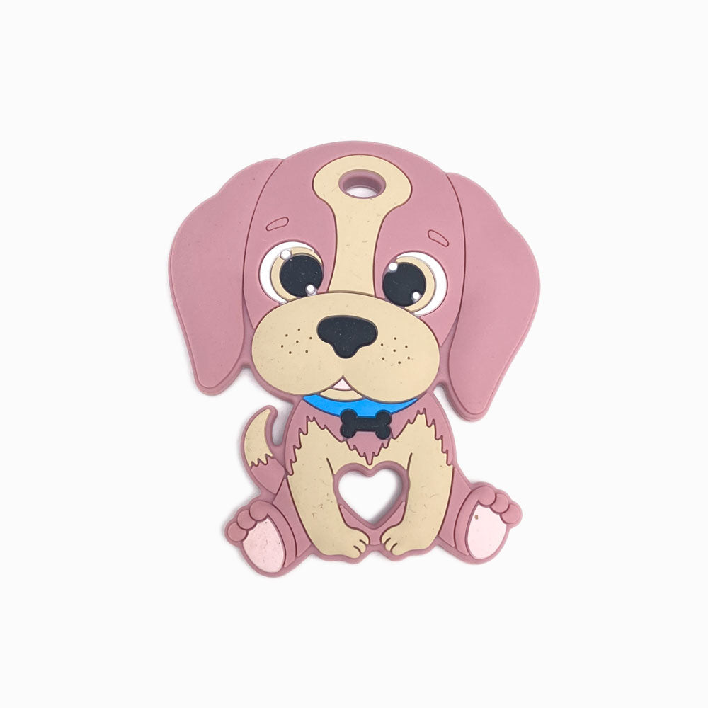 Mordedor de Silicone Pug ROSA VELHO