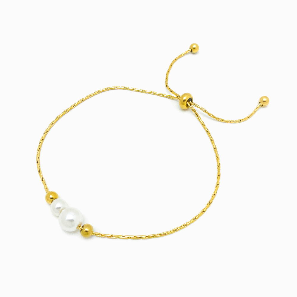 Pulseira Pérolas SL1073 - Aço Inox