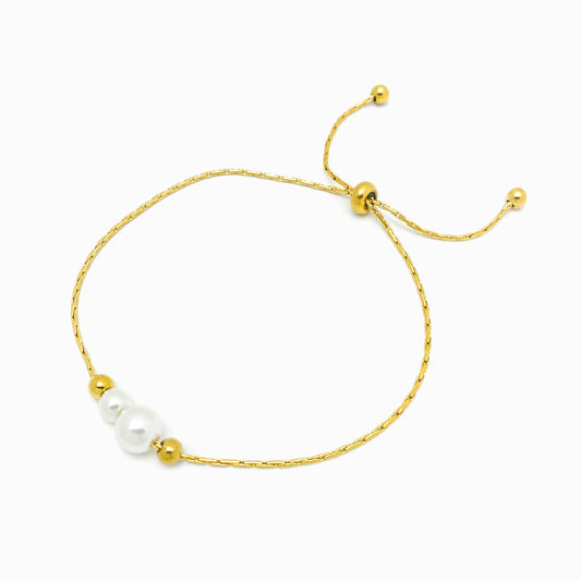 Pulseira Pérolas SL1073 - Aço Inox