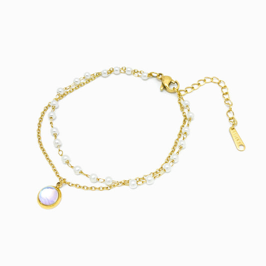 Pulseira Pérolas SL1075 - Aço Inox