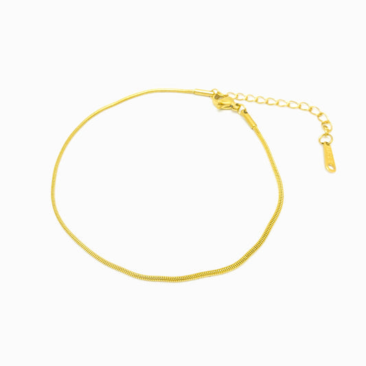 Pulseira de Pé Malha Snake SL1036